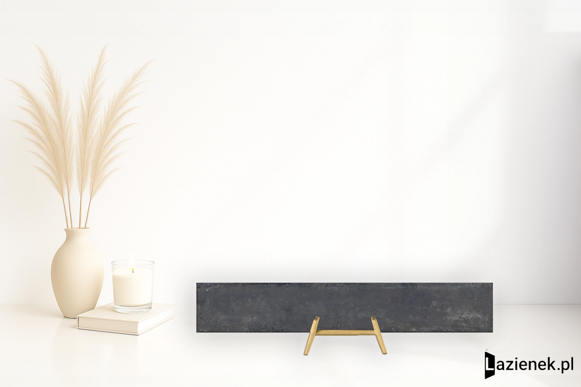 La Fabbrica Ava Artile Black Gold matowa 20x120 cm gr. 9 mm - płytka rektyfikowana / (L)156031